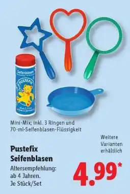 Lidl Pustefix Seifenblasen Angebot