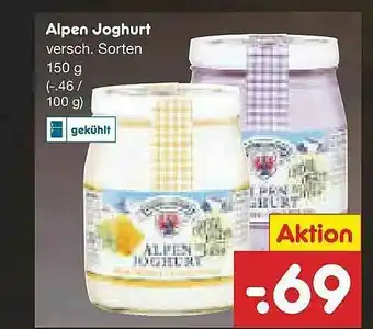 Netto Marken-Discount Alpen Joghurt Angebot