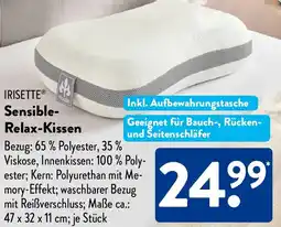 Aldi Süd IRISETTE Sensible Relax-Kissen Angebot