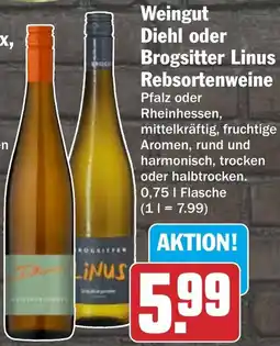 HIT Weingut Diehl oder Brogsitter Linus Rebsortenweine Angebot