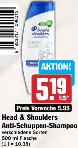 HIT Head & Shoulders Anti-Schuppen-Shampoo Angebot