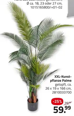 ROLLER XXL-Kunst- pflanze Palme Angebot