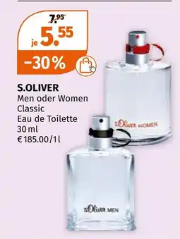 Müller S.oliver men classic eau de toilette Angebot