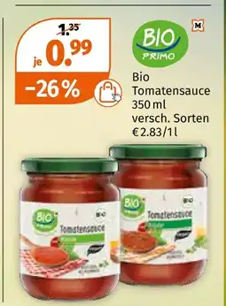 Müller Bio primo bio tomatensauce Angebot