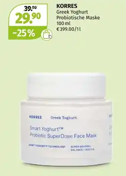 Müller Korres greek yoghurt probiotische maske Angebot