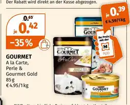Müller Gourmet a la carte, perle & gourmet gold Angebot