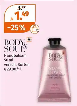 Müller Body & soul handbalsam Angebot
