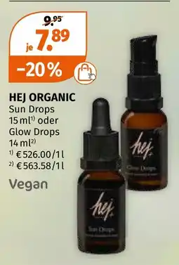 Müller Hej organic sun drops Angebot