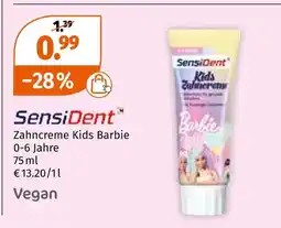 Müller Sensident zahncreme kids barbie Angebot