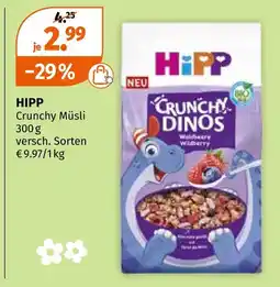 Müller Hipp crunchy müsli Angebot