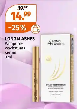 Müller Long4lashes wimpernwachstumsserum Angebot