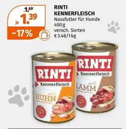 Müller Rinti kennerfleisch nassfutter für hunde Angebot