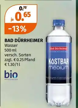Müller Bad dürrheimer wasser Angebot