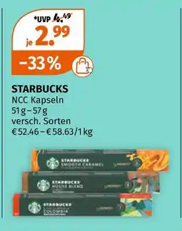 Müller Starbucks ncc kapseln Angebot