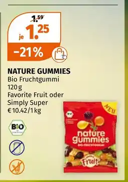 Müller Nature gummies bio fruchtgummi Angebot