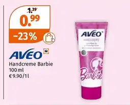 Müller Aveo handcreme barbie Angebot