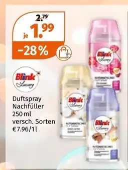 Müller Blink duftspray nachfüller Angebot
