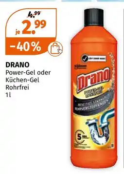 Müller Drano power-gel oder küchen-gel Angebot