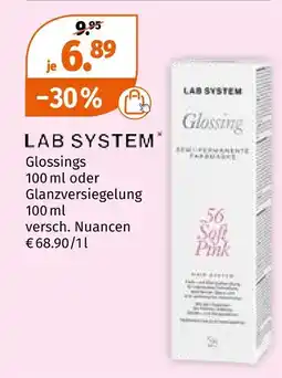 Müller Lab system glossings oder glanzversiegelung Angebot
