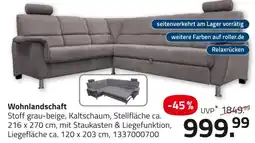 ROLLER Wohnlandschaft Angebot