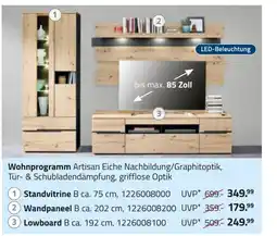 ROLLER Wohnprogramm 1 Standvitrine Angebot