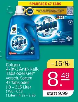 NETTO Calgon 4-in-1 anti-kalk tabs Angebot