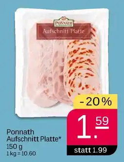 NETTO Ponnath aufschnitt platte Angebot