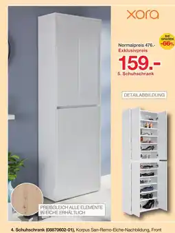 Möbelzentrum Pforzheim Schuhschrank ca. 70 x 210 x 34 cm Angebot