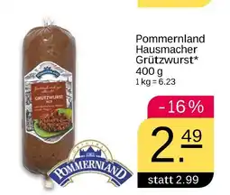 NETTO Pommernland hausmacher grützwurst Angebot