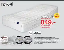 Möbelzentrum Pforzheim Novel taschenfederkernmatratze Angebot