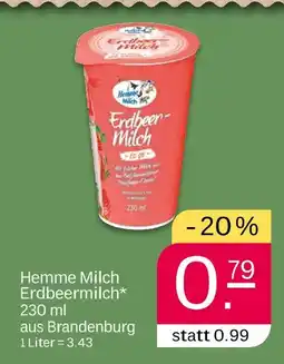 NETTO Hemme milch erdbeermilch Angebot