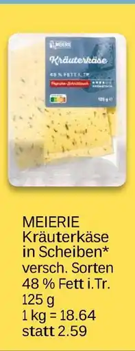 NETTO Meierei kräuterkäse in scheiben Angebot