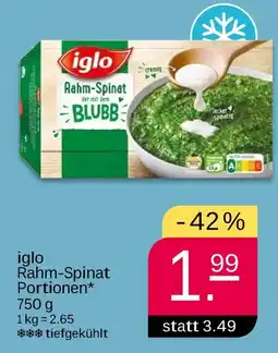 NETTO Iglo rahm-spinat portionen Angebot