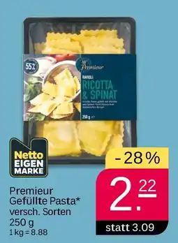 NETTO Premieur gefüllte pasta Angebot