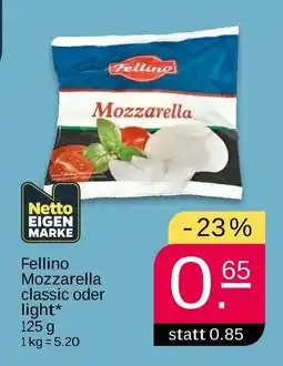NETTO Fellino mozzarella Angebot