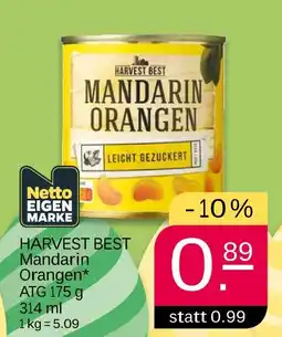 NETTO Harvest best mandarin orangen Angebot