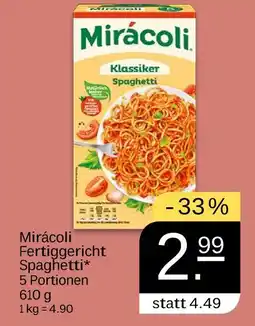 NETTO Mirácoli fertiggericht spaghetti Angebot