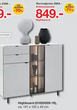 Möbelzentrum Pforzheim Highboard Angebot