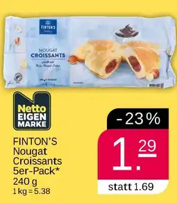NETTO Finton's nougat croissants Angebot