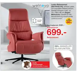Möbelzentrum Pforzheim Welnova leder-relaxsessel Angebot