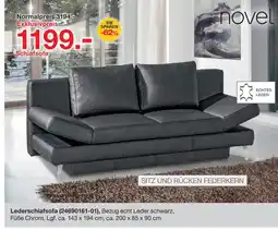 Möbelzentrum Pforzheim Novel lederschlafsofa Angebot