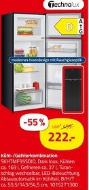 ROLLER Technolux Kühl-/Gefrierkombination SKHTMF55SDID, Angebot