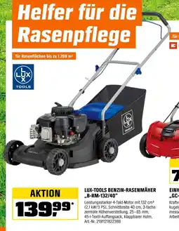 OBI LUX-TOOLS BENZIN-RASENMÄHER ,,B-RM-132/40" Angebot