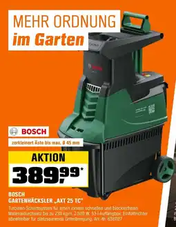 OBI BOSCH GARTENHÄCKSLER,,AXT 25 TC" Angebot