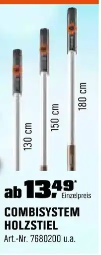 OBI GARDENA COMBISYSTEM HOLZSTIEL Angebot