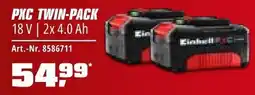 OBI Einhell Akku PXC TWIN-PACK 18 V | 2x 4.0 Ah Angebot