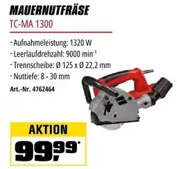 OBI Einhell MAUERNUTFRÄSE TC-MA 1300 Angebot