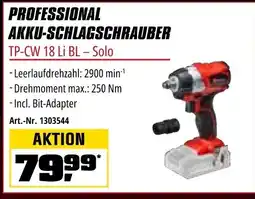 OBI Einhell PROFESSIONAL AKKU-SCHLAGSCHRAUBER TP-CW 18 LI BL - Solo Angebot