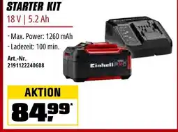 OBI Einhell STARTER KIT 18V|5.2 Ah Angebot