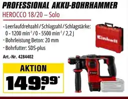 OBI Einhell PROFESSIONAL AKKU-BOHRHAMMER HEROCCO 18/20 - Solo Angebot